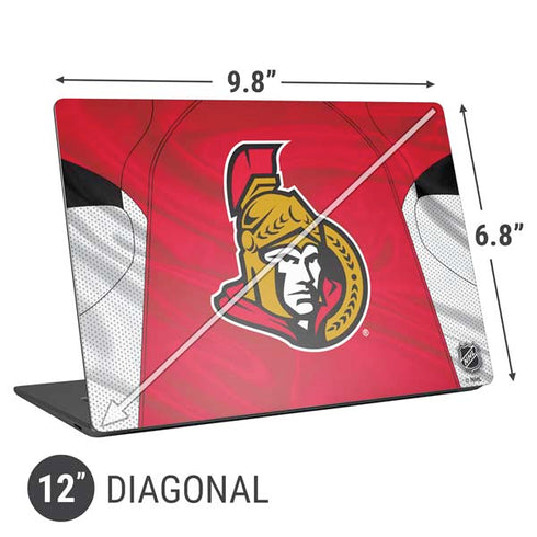 NHL Ottawa Senators Home Jersey Universal Laptop 12in (9.8 x 6.8in) Skin